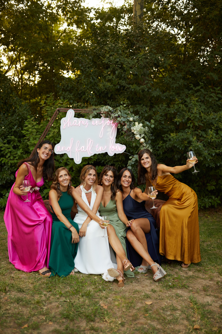 amigas de la novia photocall