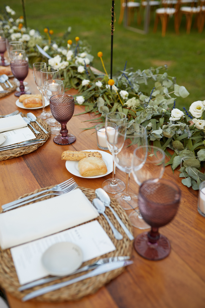 copas en el banquete de bodas