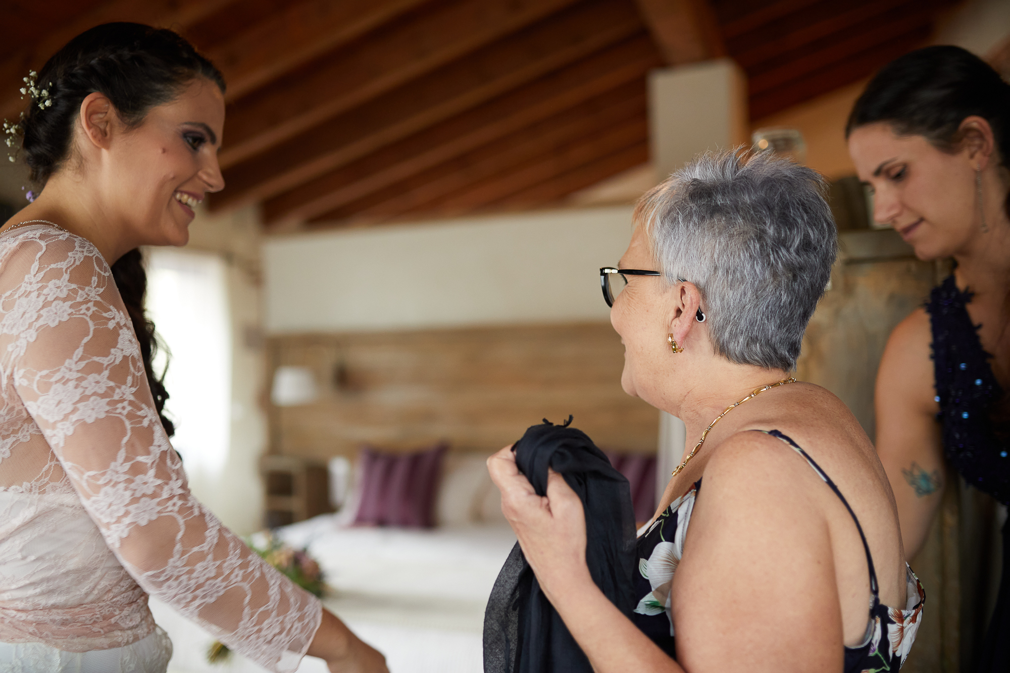 la novia con la suegra