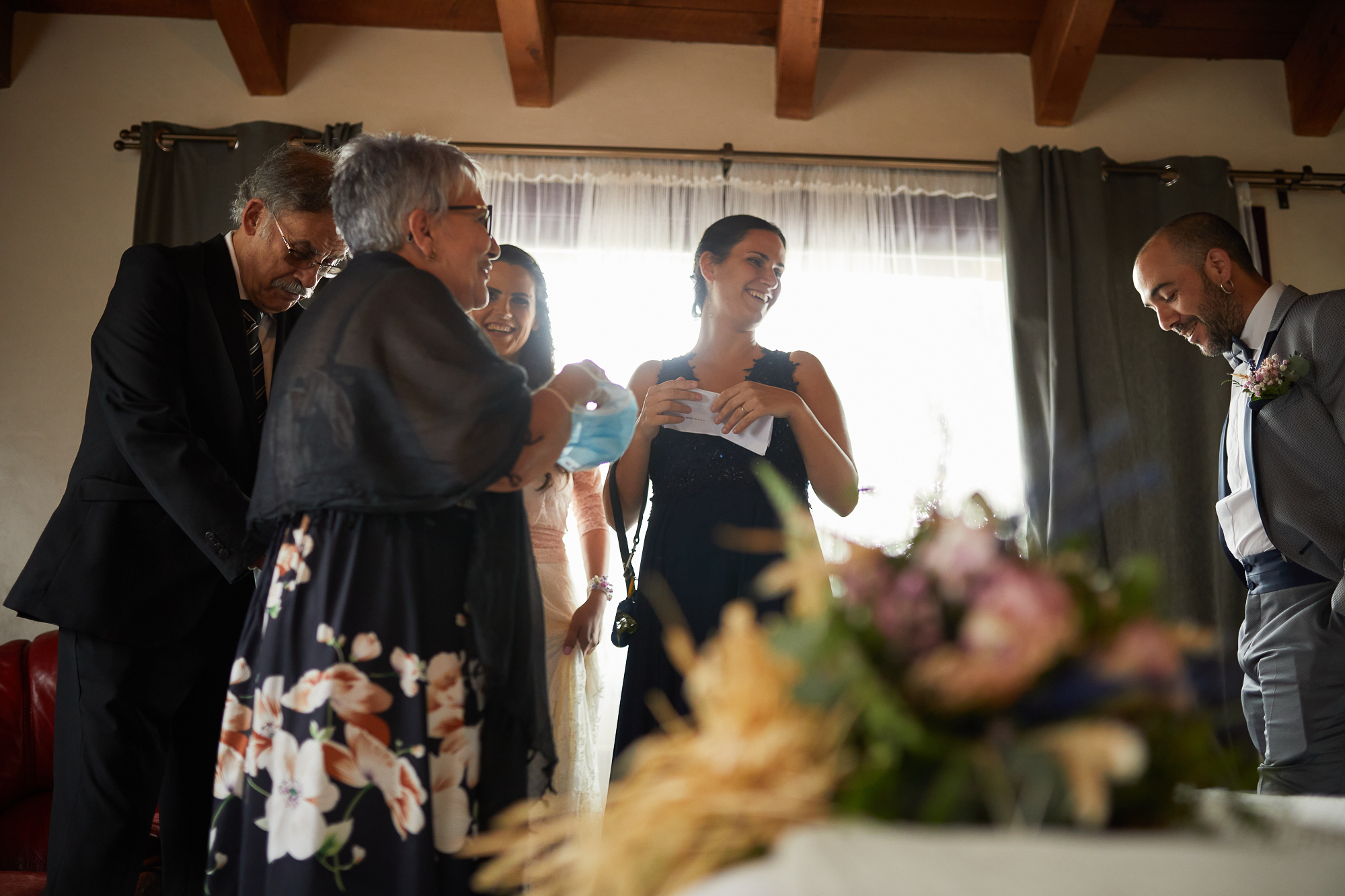 invitados en la ceremonia de bodas