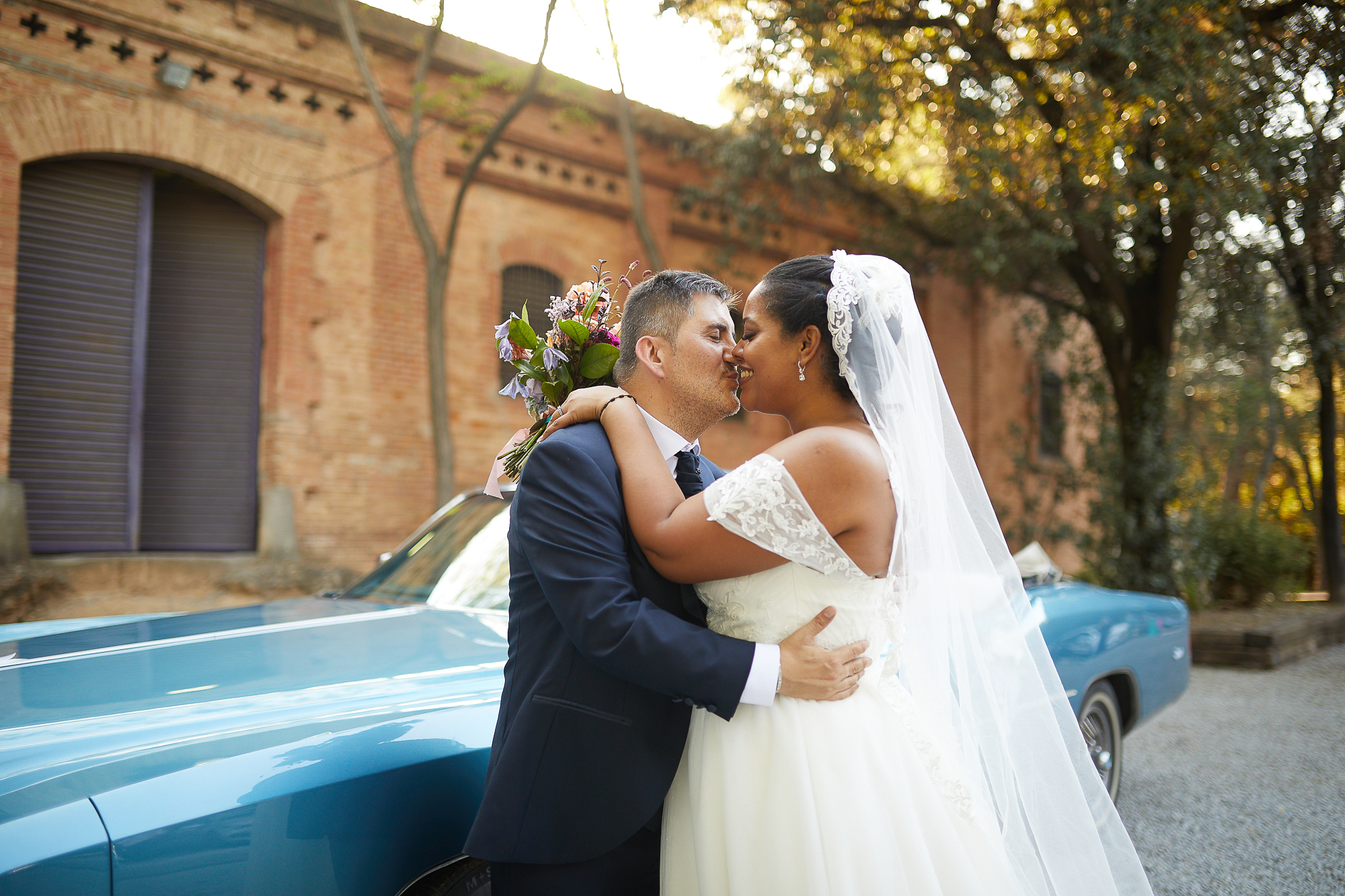 beso de novios