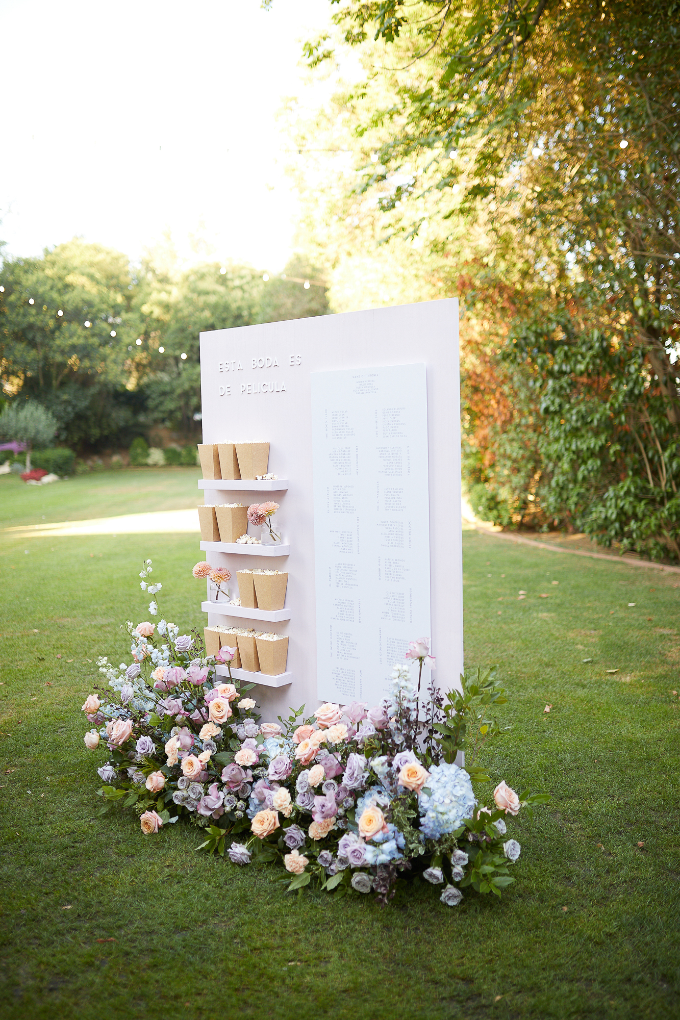 decoración de la fiesta de bodas