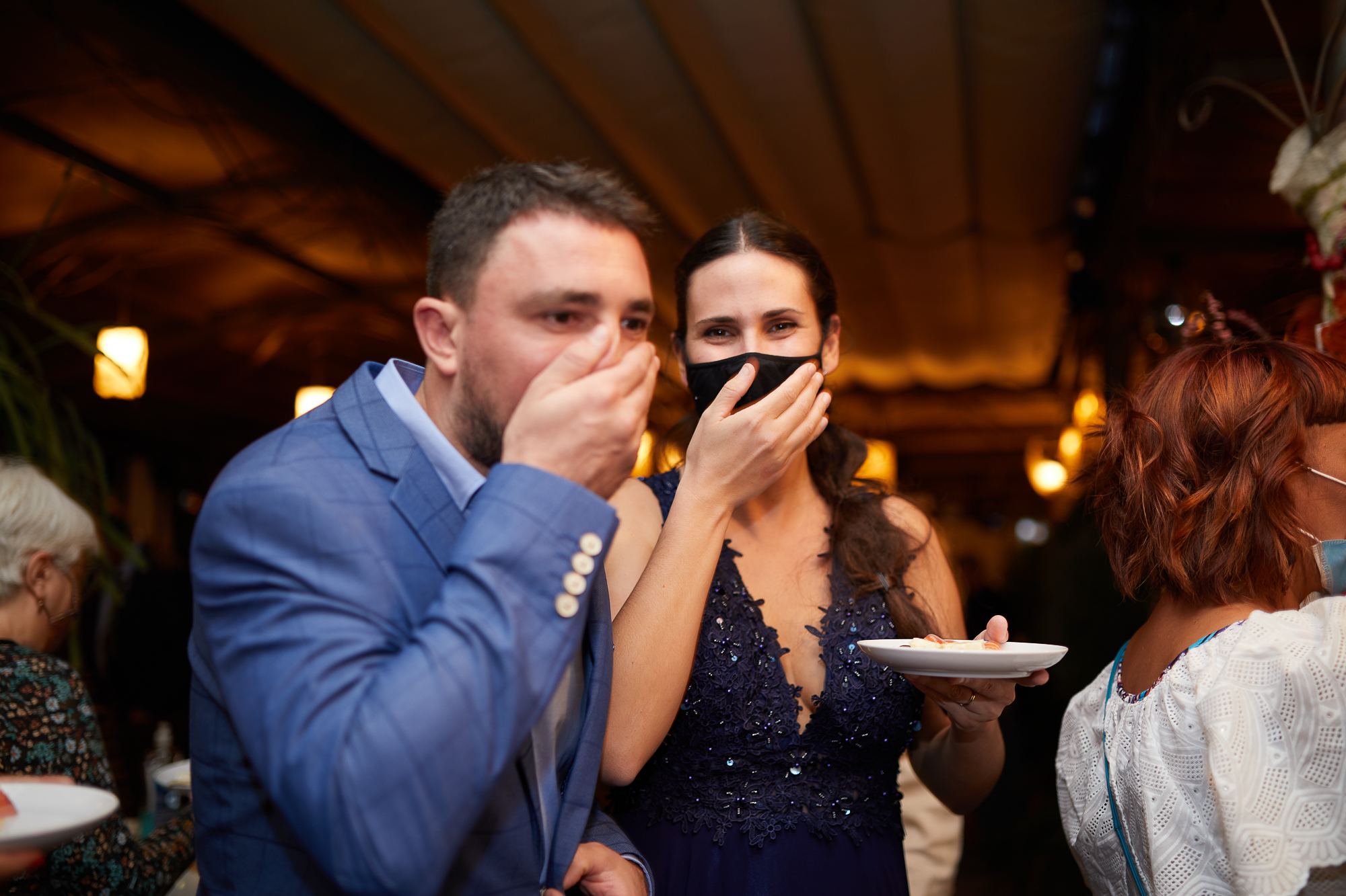 invitados de la fiesta de bodas