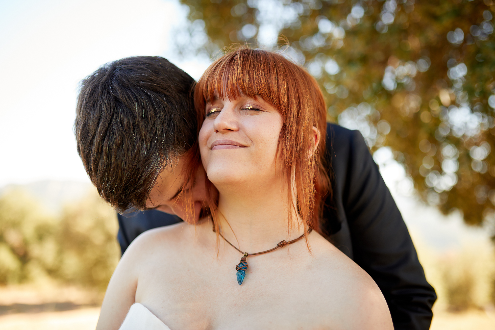 beso en el cuello