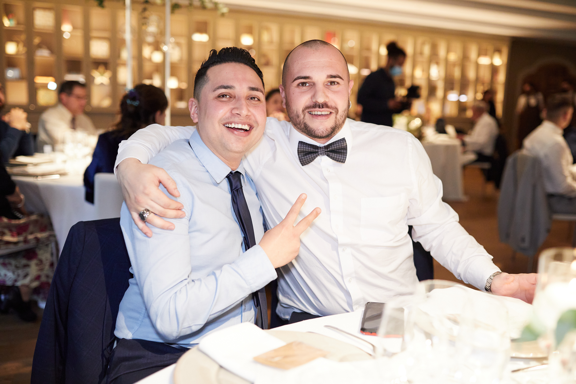 invitados banquete de bodas