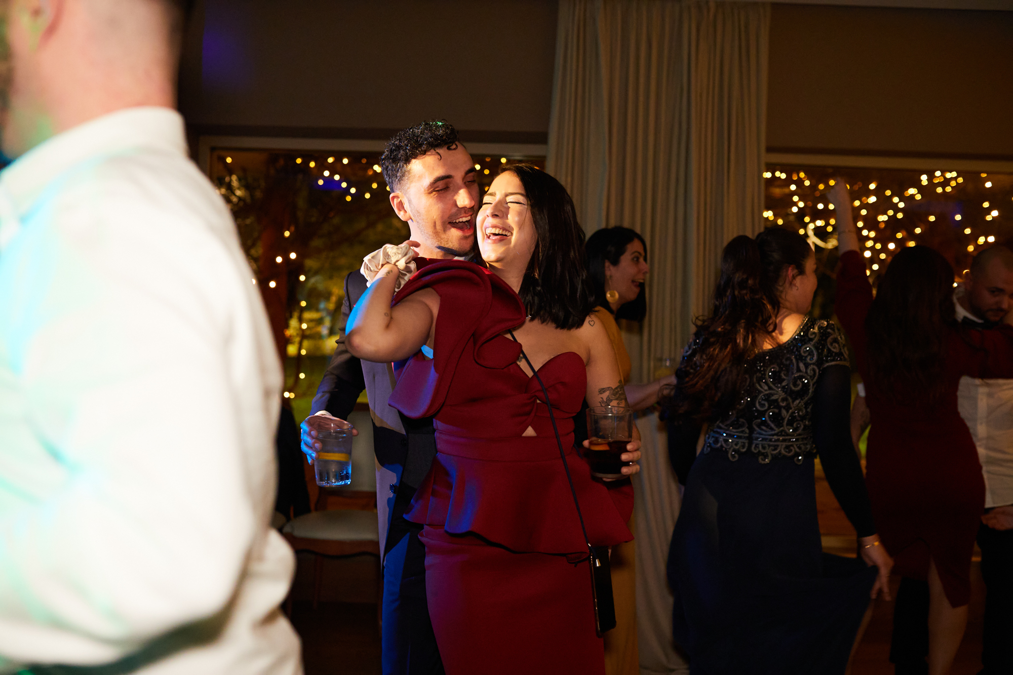 fiesta en la boda