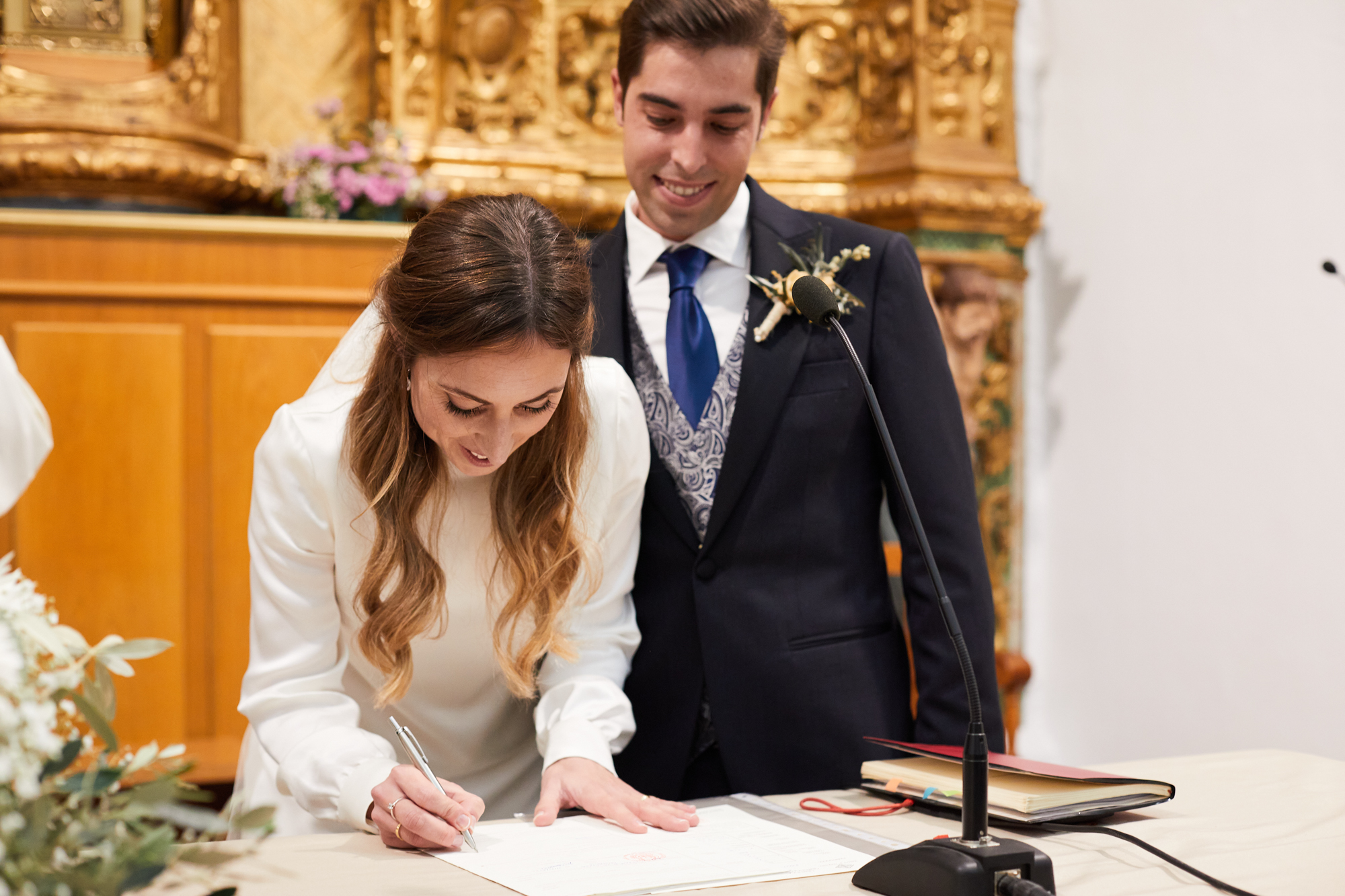 firma de los votos