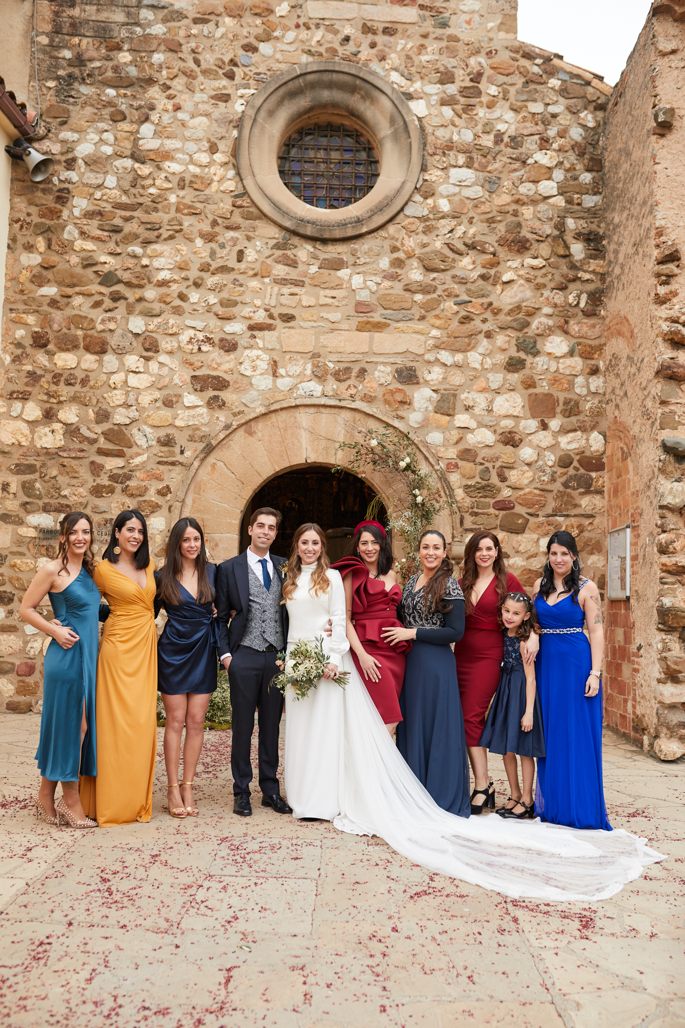 recien casado con la familia