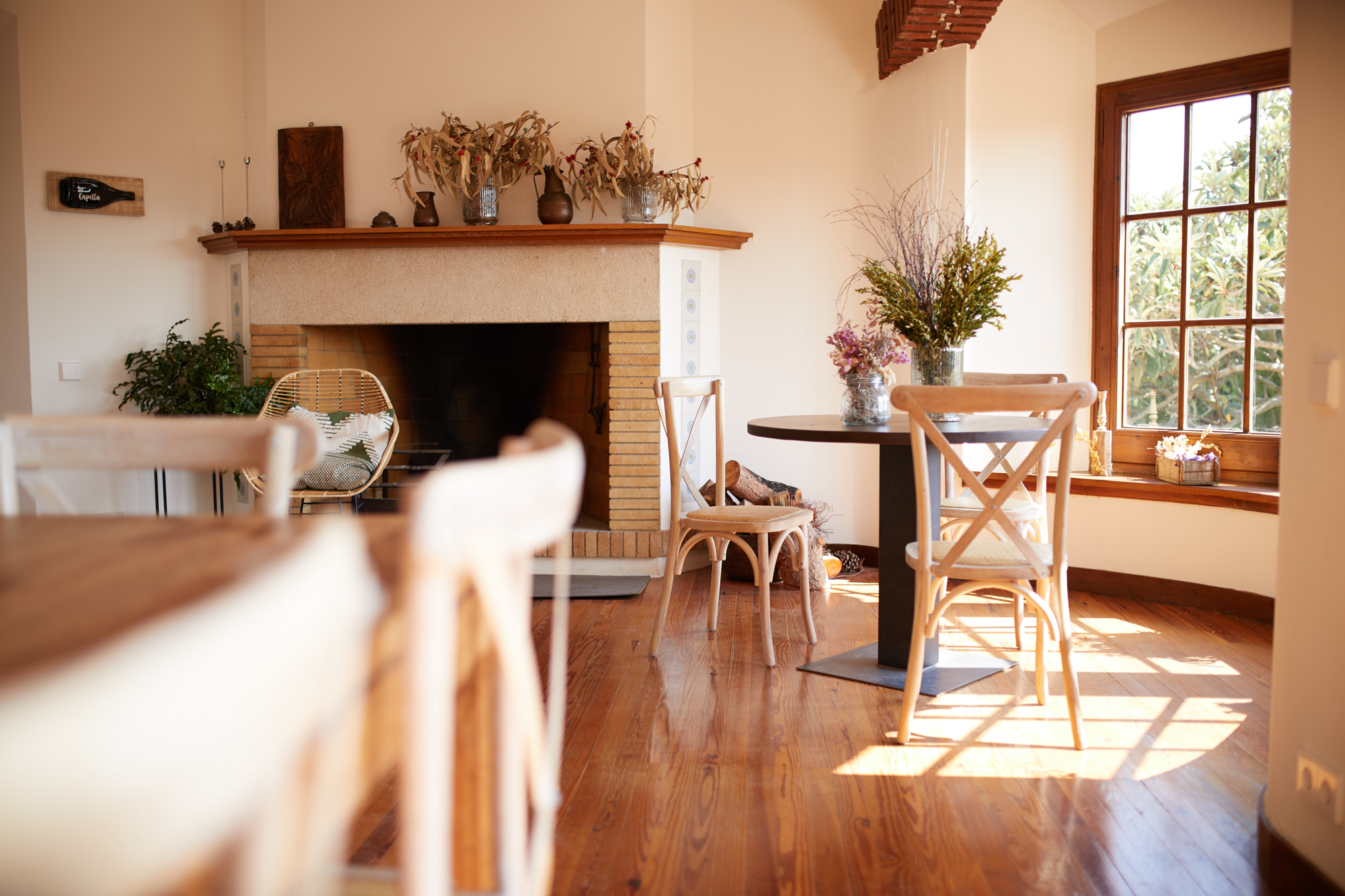 salon de la casa de la novia