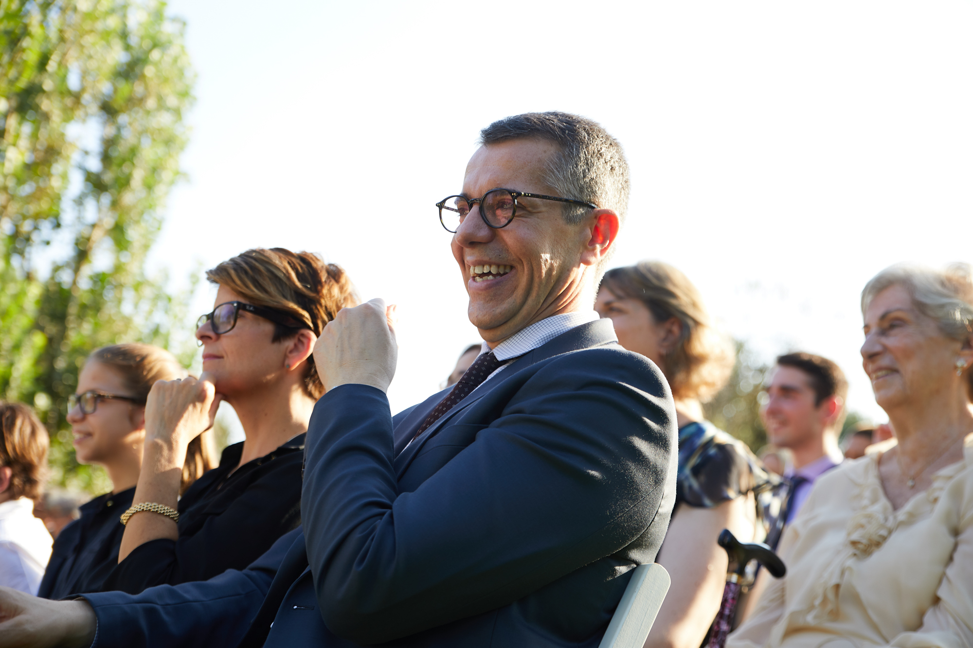 invitado a la ceremonia de bodas