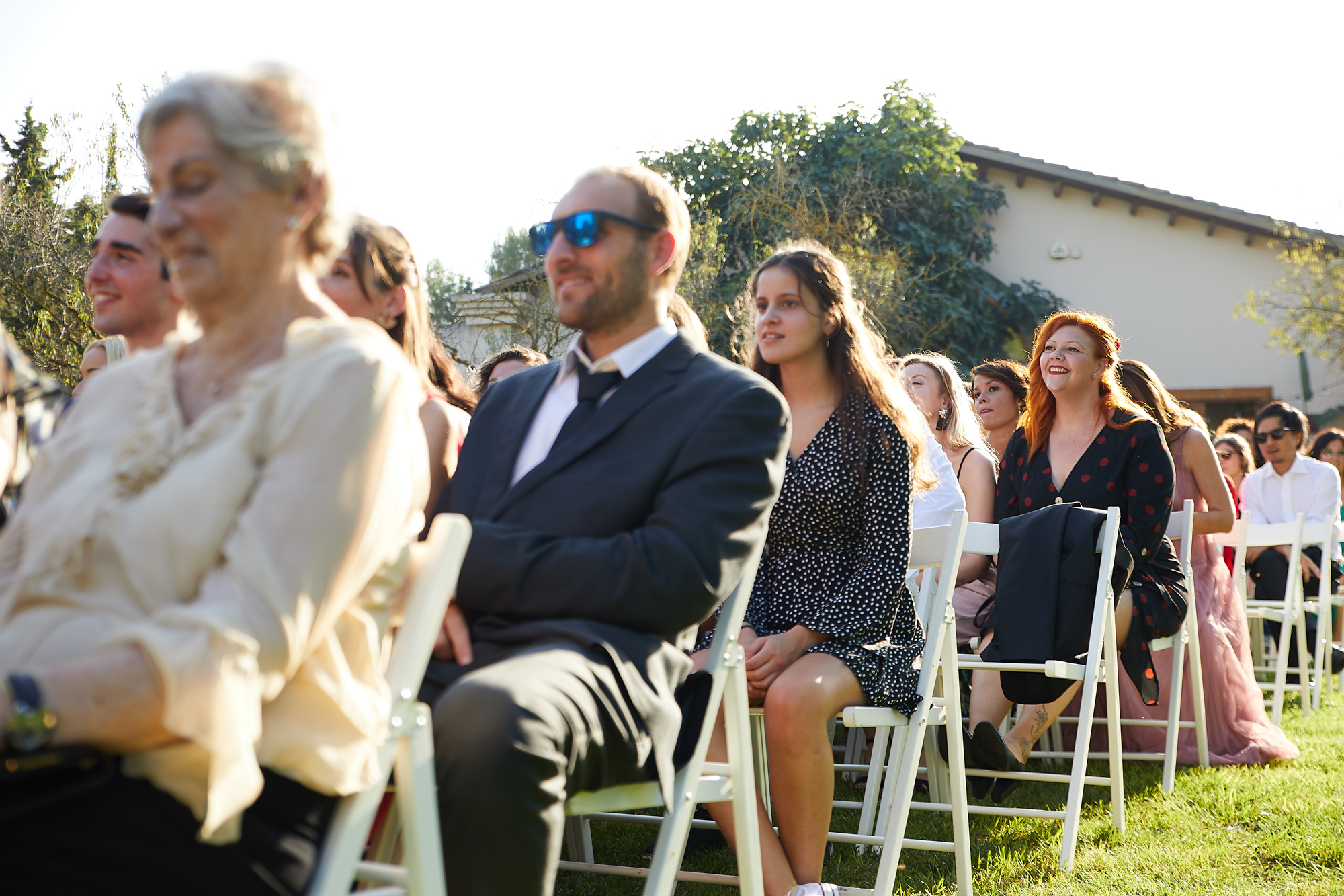 invitados a la ceremonia de bodas
