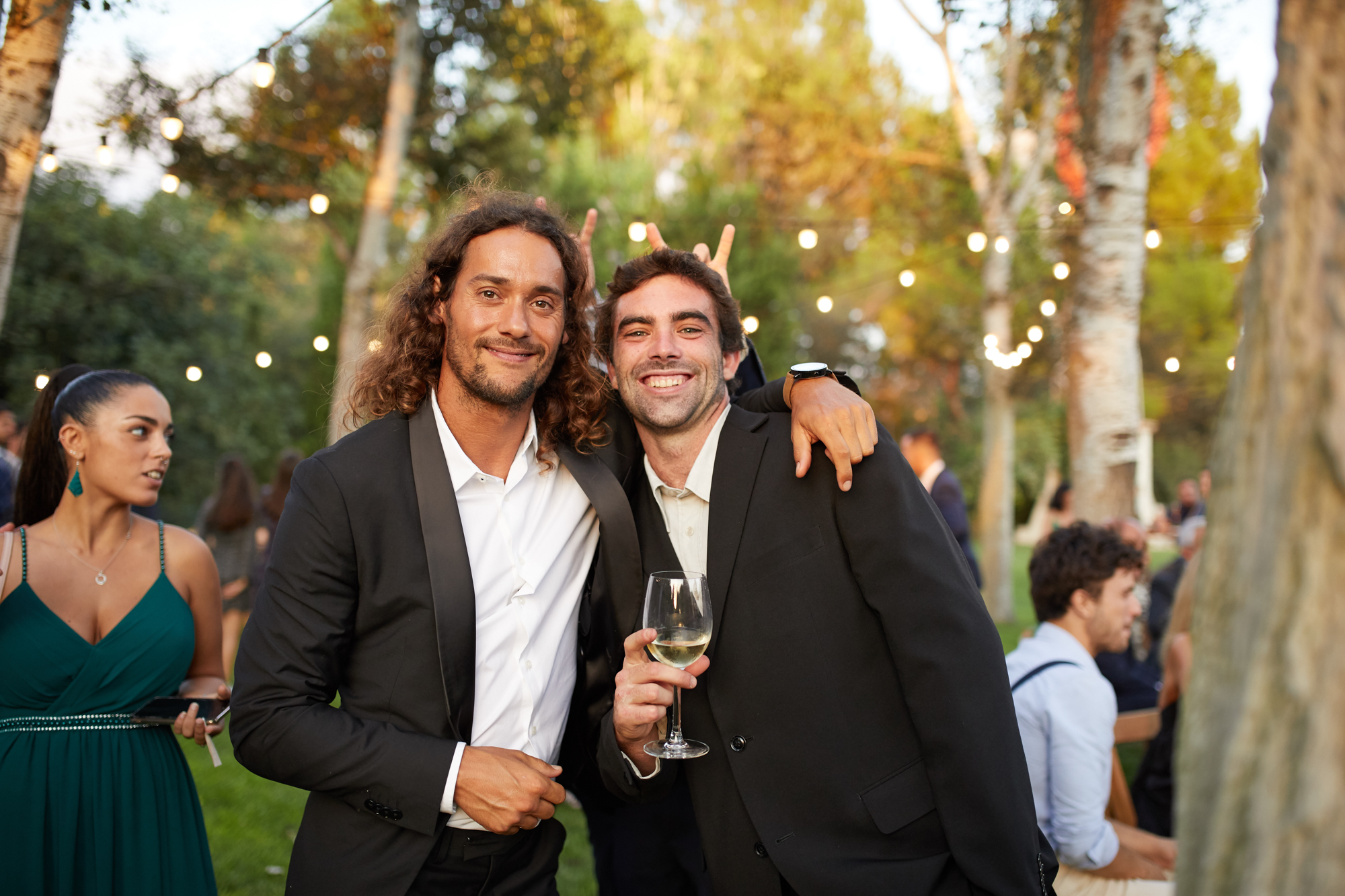 invitados a la fiesta de bodas