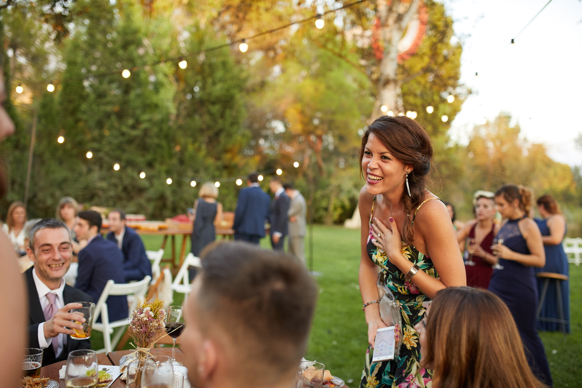invitados a la fiesta de bodas