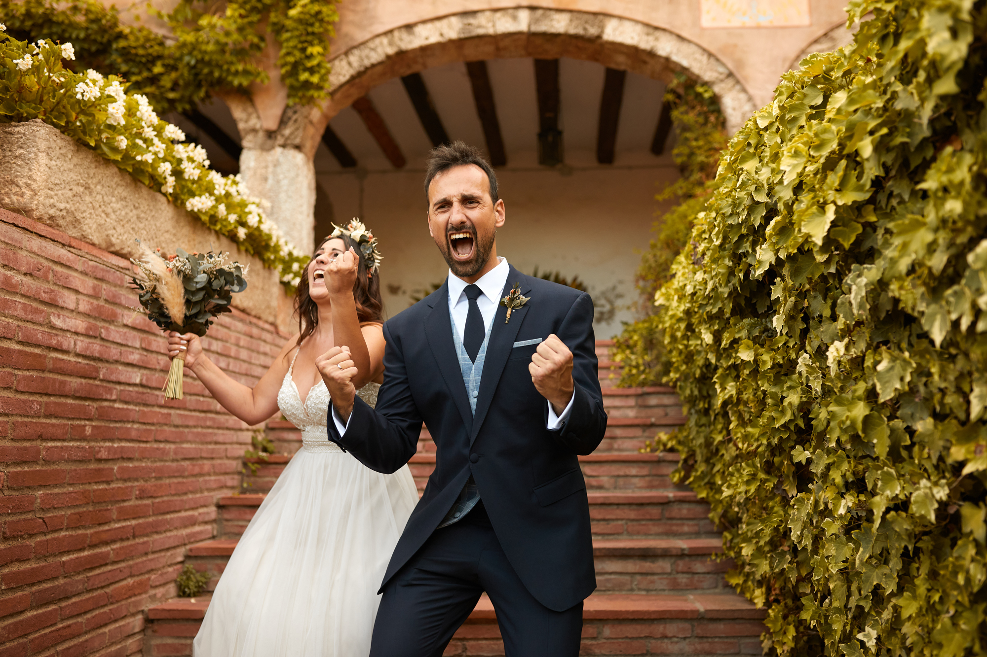 celebración de recién casados