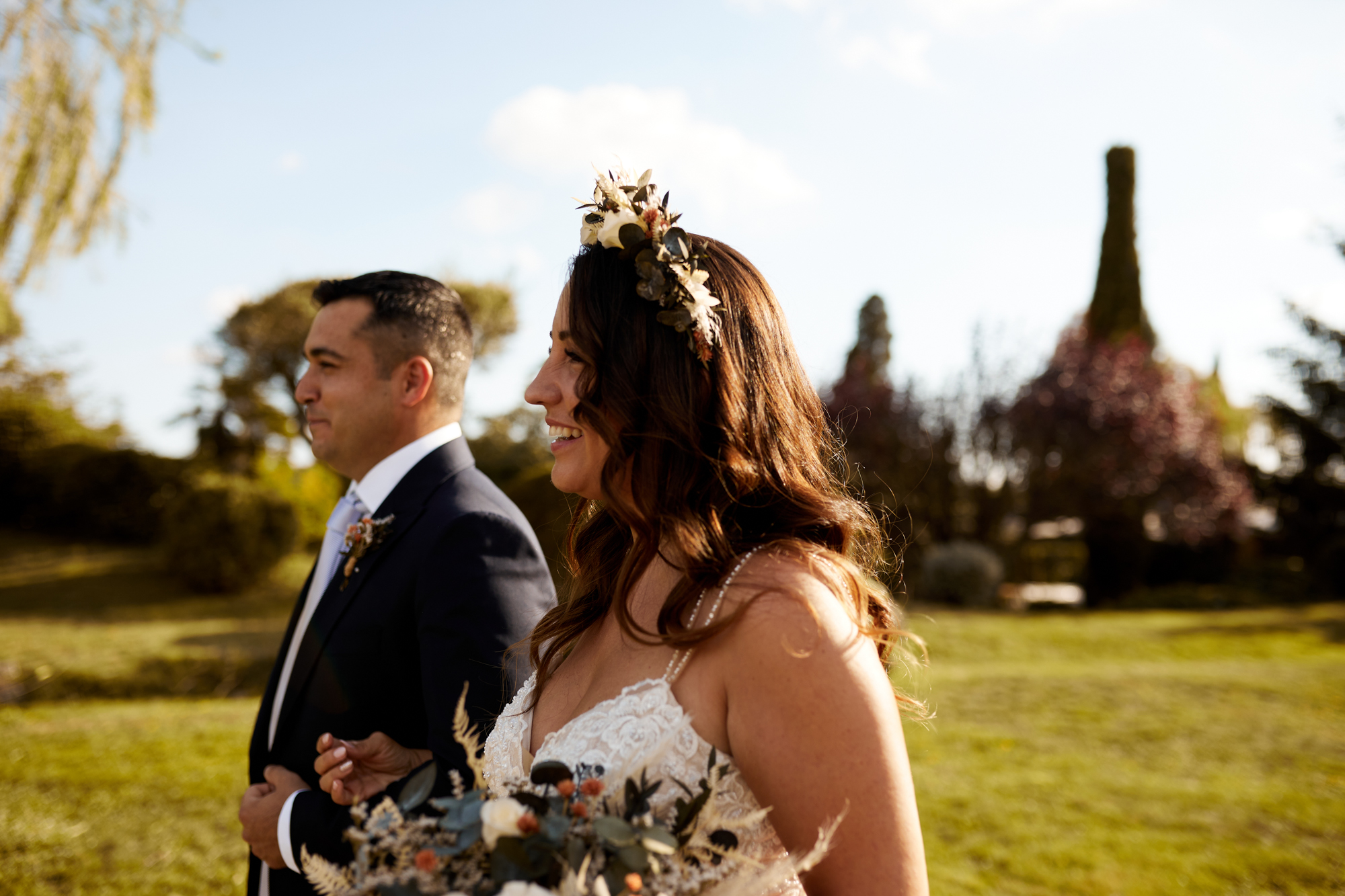 llegada de la novia