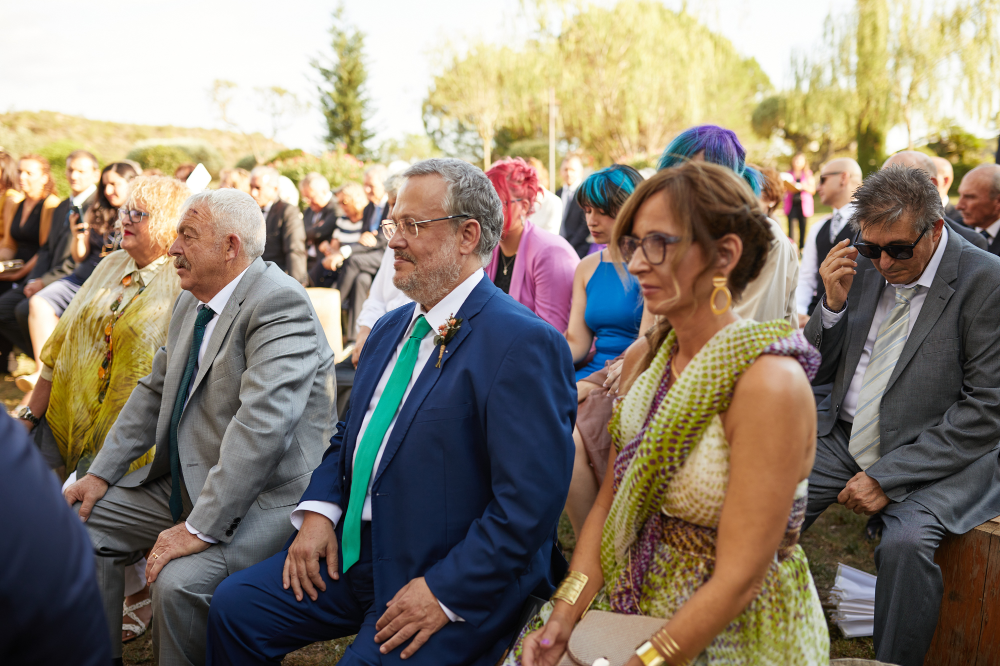 invitados en la ceremonia