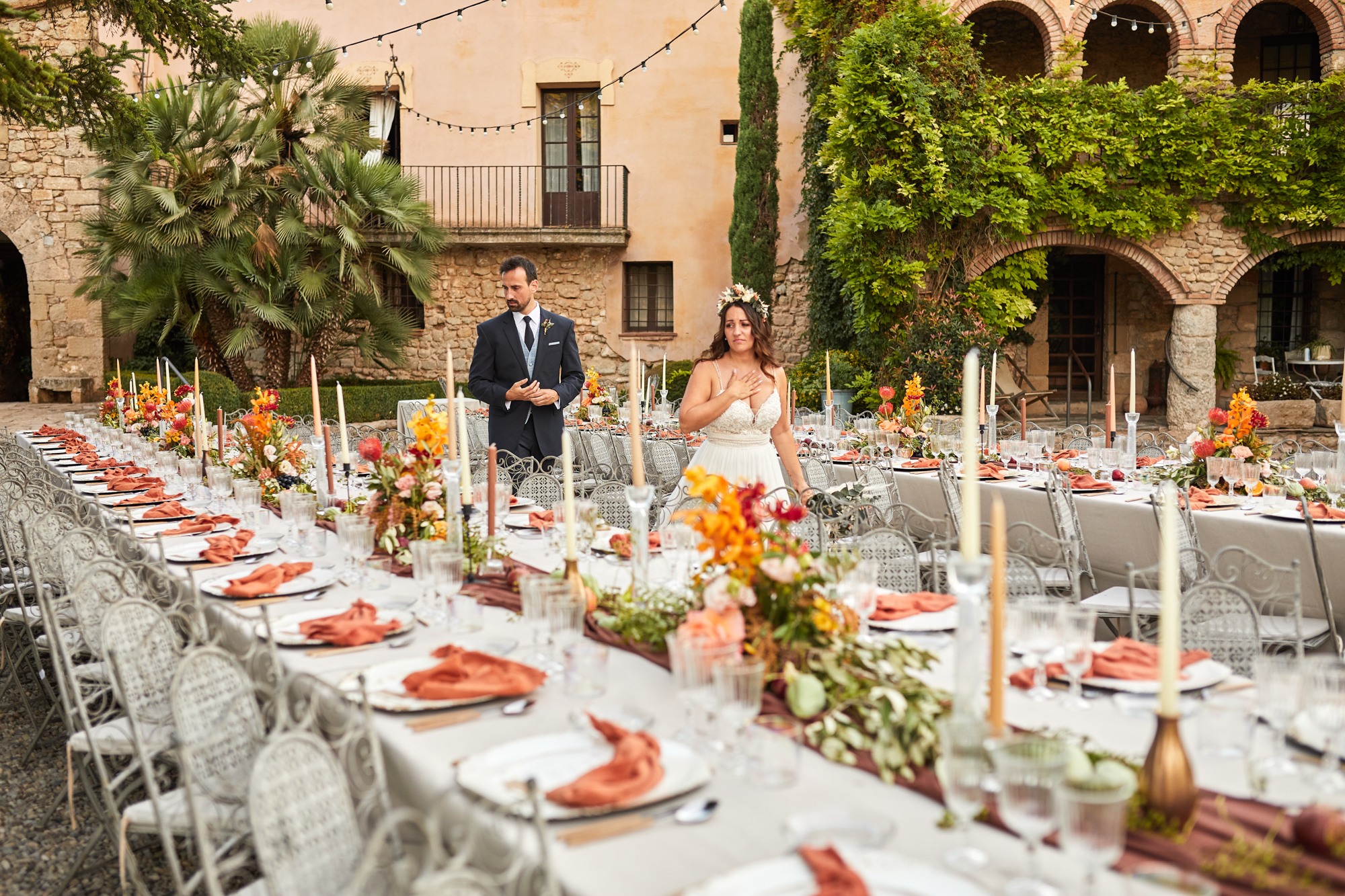 decoracion mesas de banquete de bodas